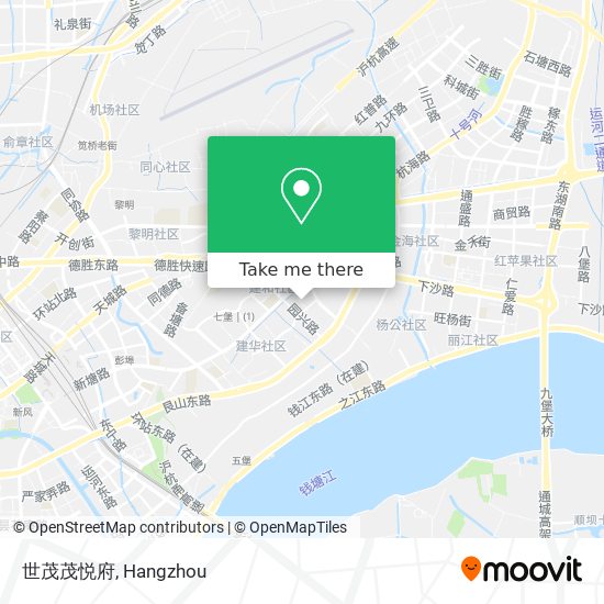 世茂茂悦府 map