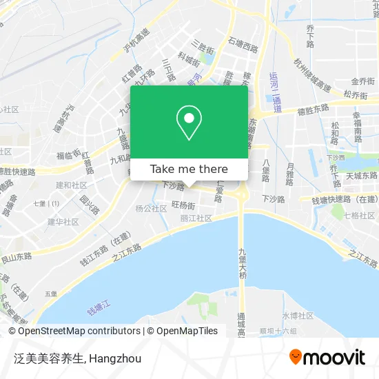 泛美美容养生 map