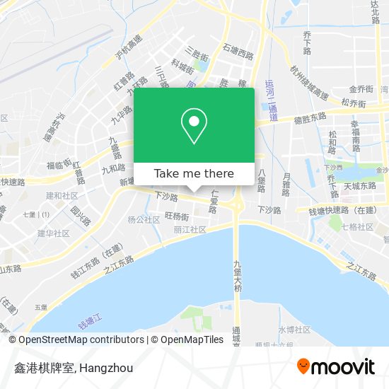 鑫港棋牌室 map