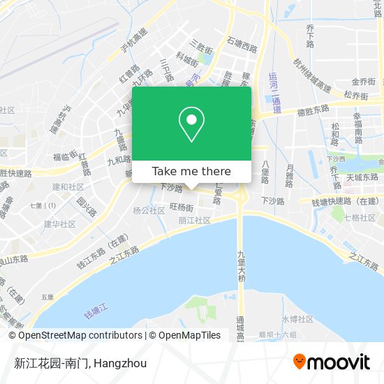 新江花园-南门 map