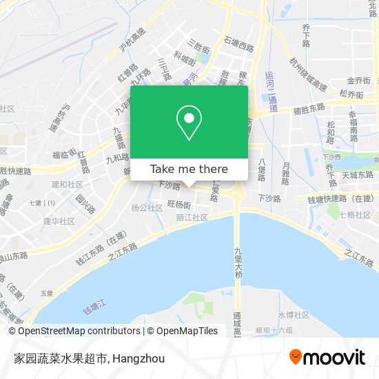 家园蔬菜水果超市 map