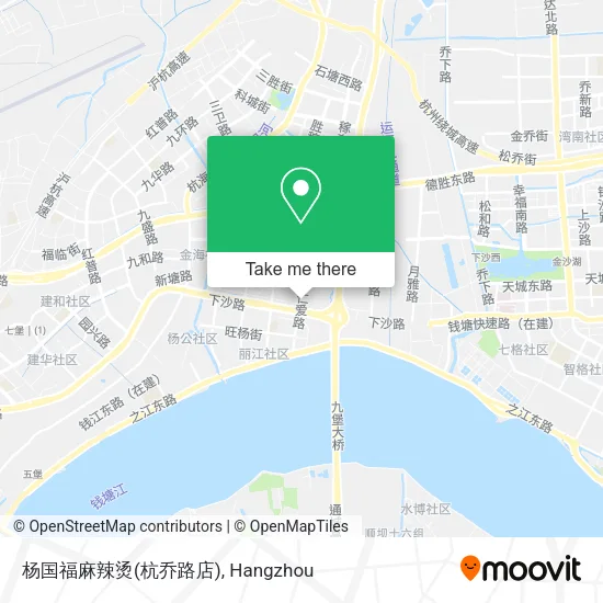 杨国福麻辣烫(杭乔路店) map