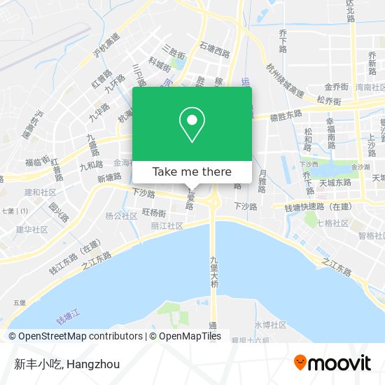 新丰小吃 map