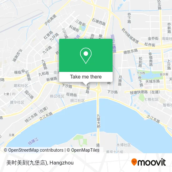 美时美刻(九堡店) map