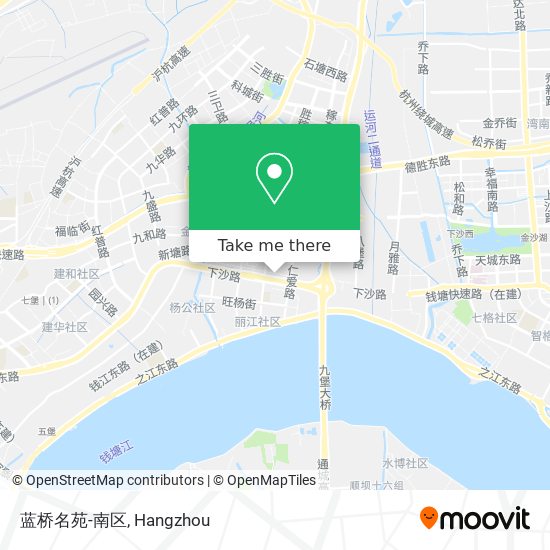 蓝桥名苑-南区 map