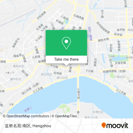 蓝桥名苑-南区 map