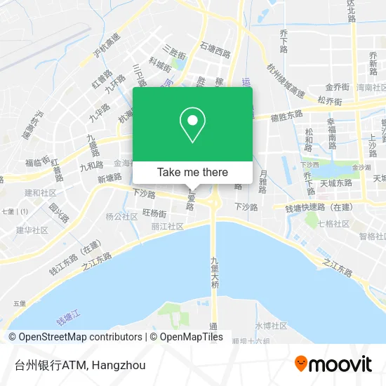 台州银行ATM map