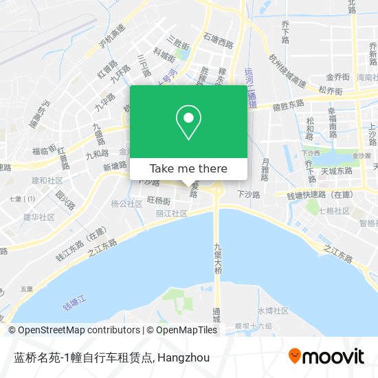 蓝桥名苑-1幢自行车租赁点 map