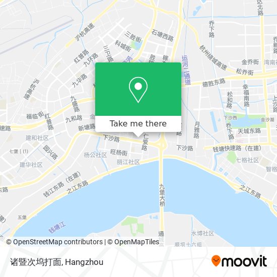 诸暨次坞打面 map