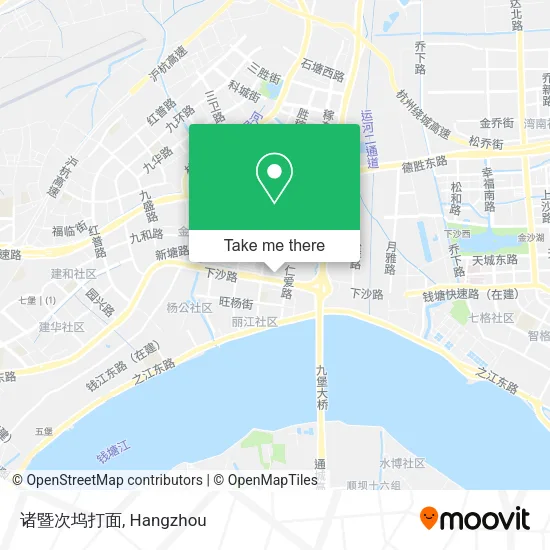 诸暨次坞打面 map