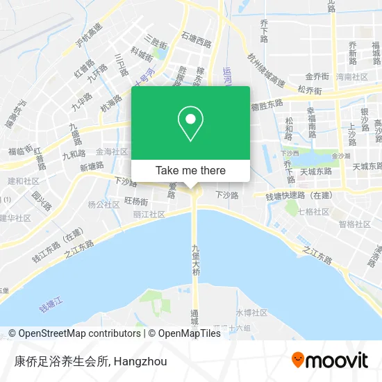 康侨足浴养生会所 map