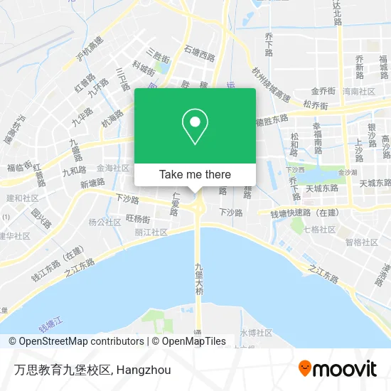 万思教育九堡校区 map