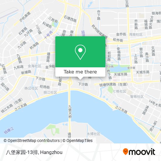 八堡家园-13排 map
