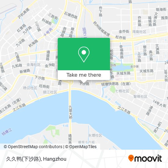 久久鸭(下沙路) map