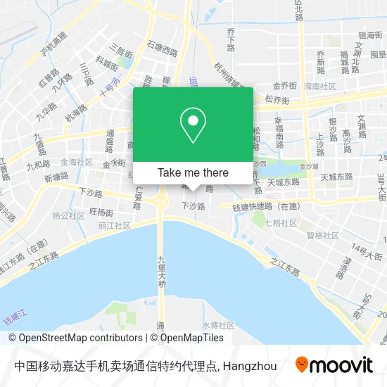 中国移动嘉达手机卖场通信特约代理点 map