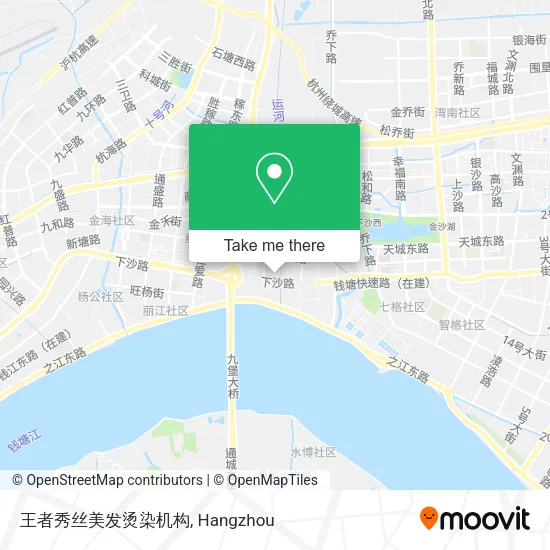 王者秀丝美发烫染机构 map