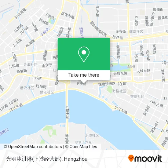 光明冰淇淋(下沙经营部) map