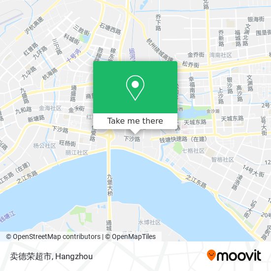 卖德荣超市 map