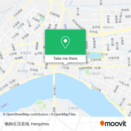 畅购生活卖场 map