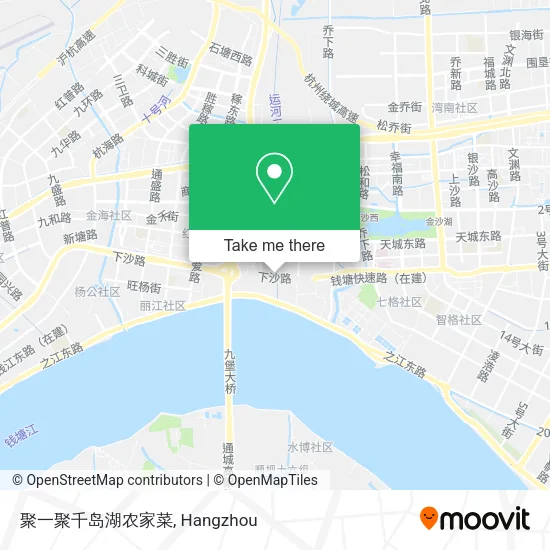 聚一聚千岛湖农家菜 map