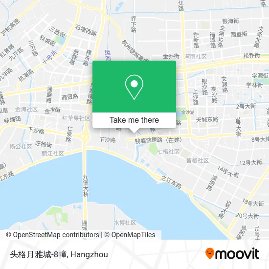 头格月雅城-8幢 map