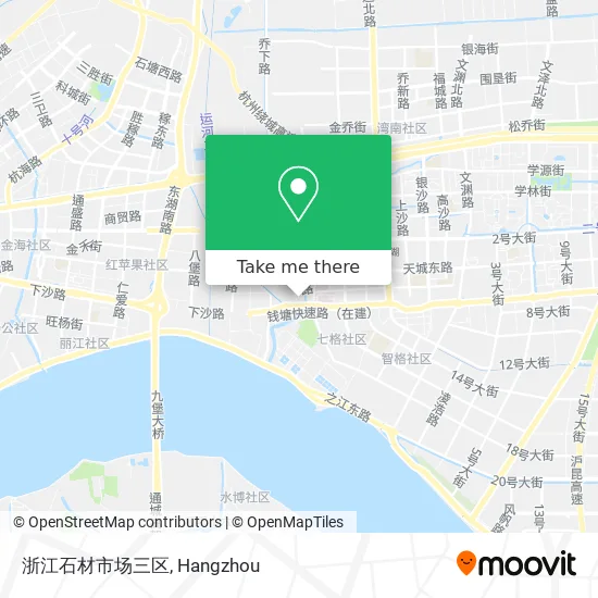 浙江石材市场三区 map