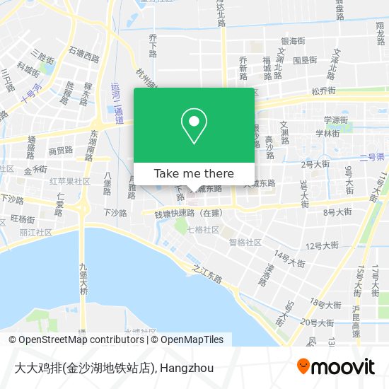 大大鸡排(金沙湖地铁站店) map