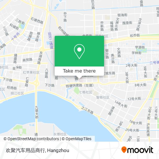 欢聚汽车用品商行 map