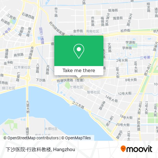 下沙医院-行政科教楼 map