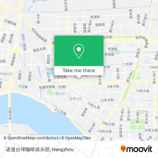 诺漫台球咖啡俱乐部 map