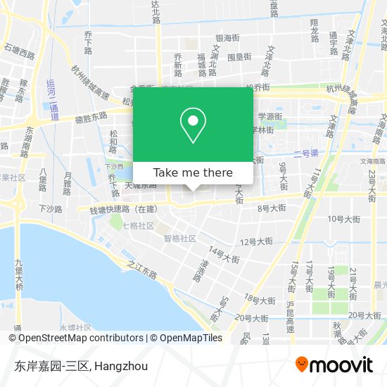 东岸嘉园-三区 map