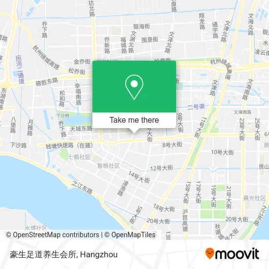 豪生足道养生会所 map