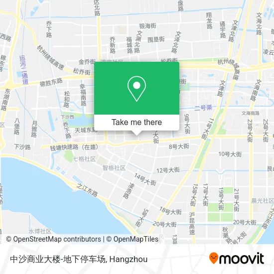 中沙商业大楼-地下停车场 map