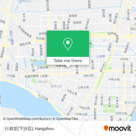 行易堂(下沙店) map