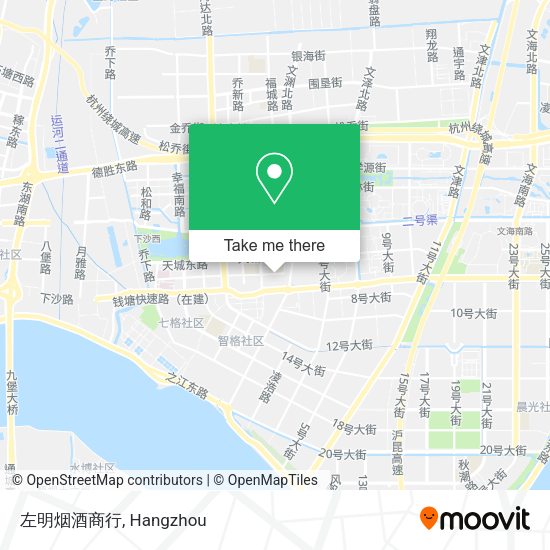 左明烟酒商行 map