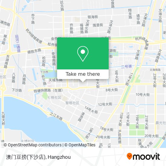 澳门豆捞(下沙店) map