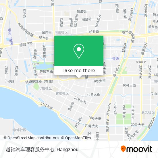 越驰汽车理容服务中心 map