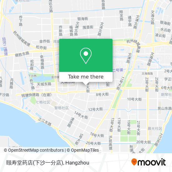 颐寿堂药店(下沙一分店) map
