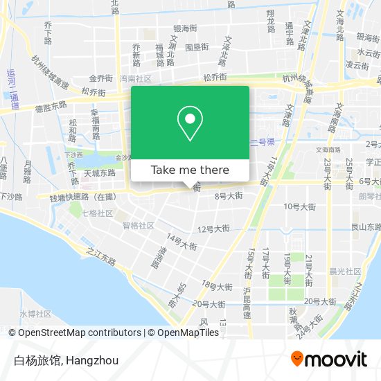 白杨旅馆 map