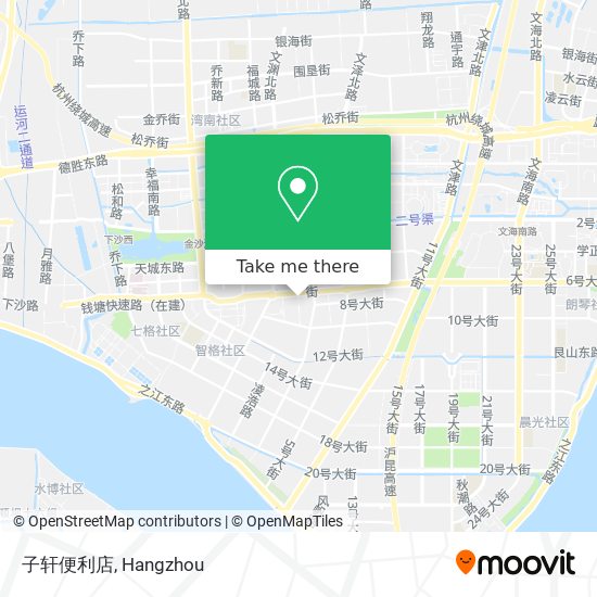 子轩便利店 map