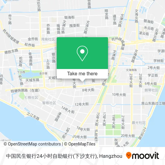 中国民生银行24小时自助银行(下沙支行) map