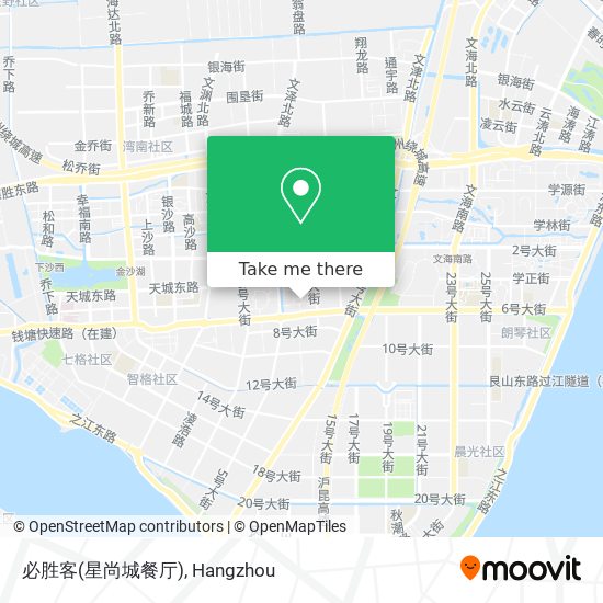 必胜客(星尚城餐厅) map