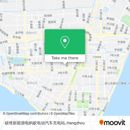 硕维新能源电蚂蚁电动汽车充电站 map