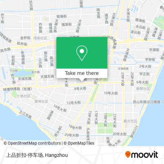 上品折扣-停车场 map