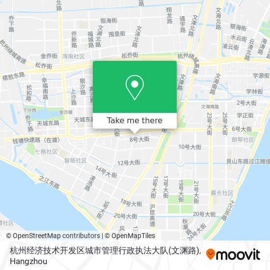 杭州经济技术开发区城市管理行政执法大队(文渊路) map