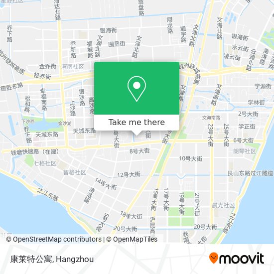 康莱特公寓 map