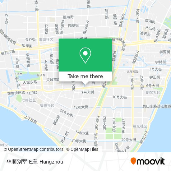 华顺别墅-E座 map
