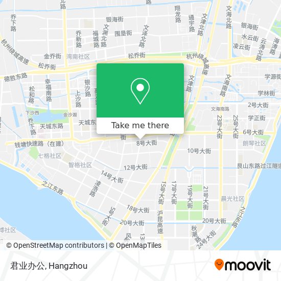 君业办公 map