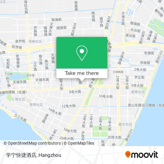 学宁快捷酒店 map