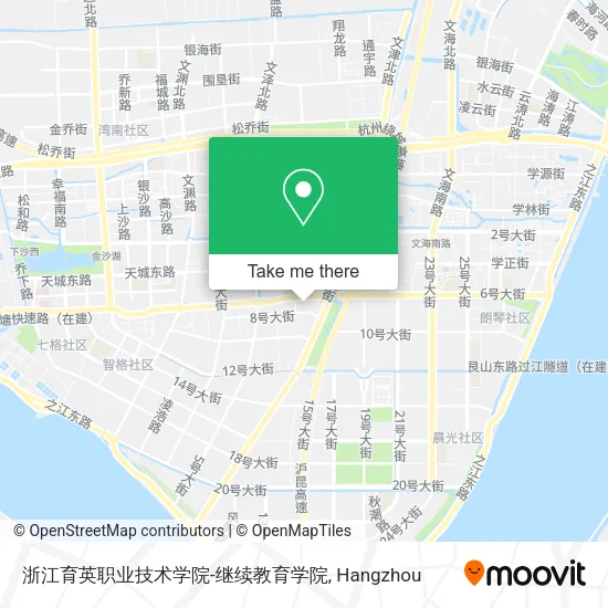 浙江育英职业技术学院-继续教育学院 map